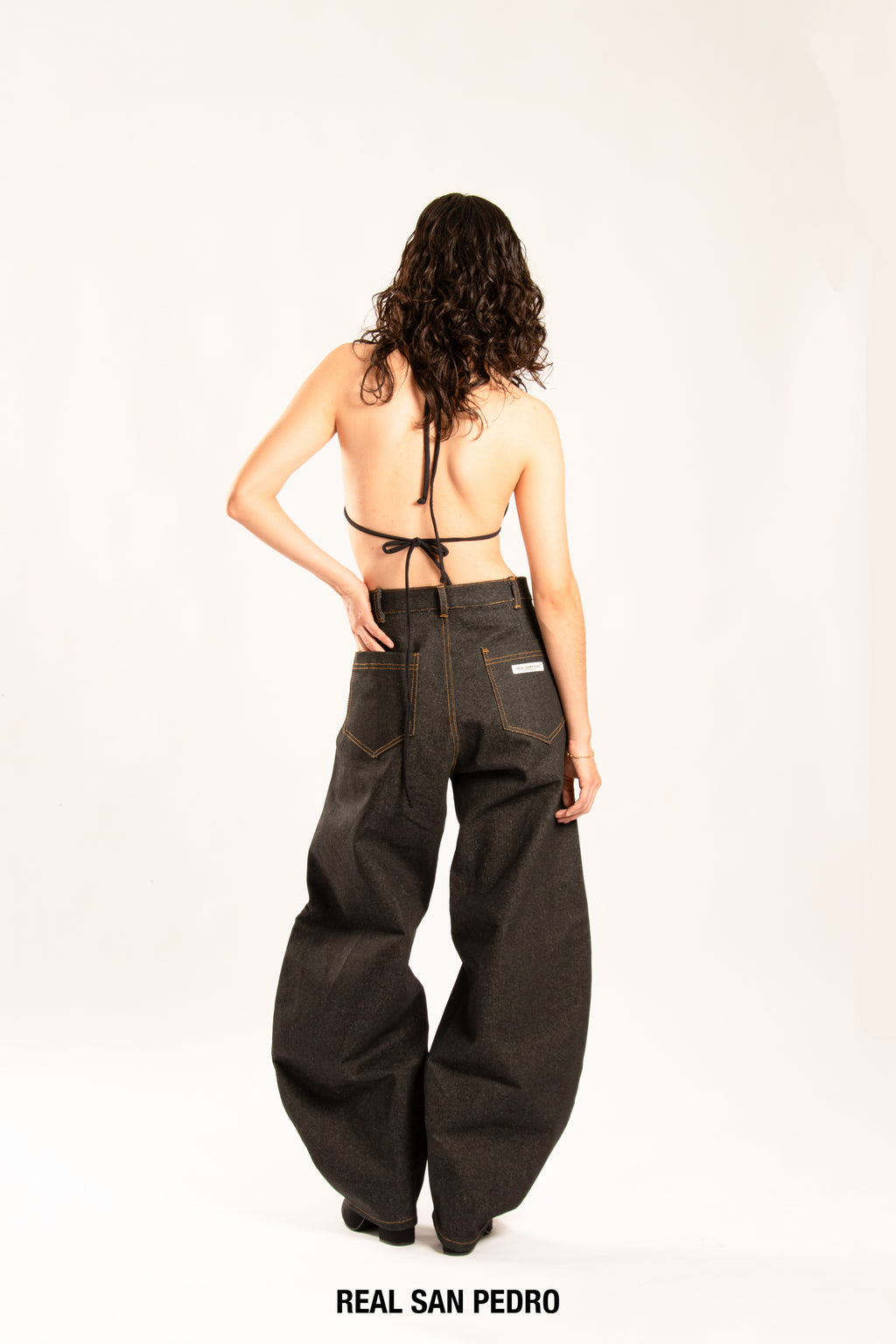 RSP-3 PANTALONES ANCHOS NEGRO