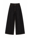 H-2 PANTALÓN RECTO MEZCLILLA NEGRO