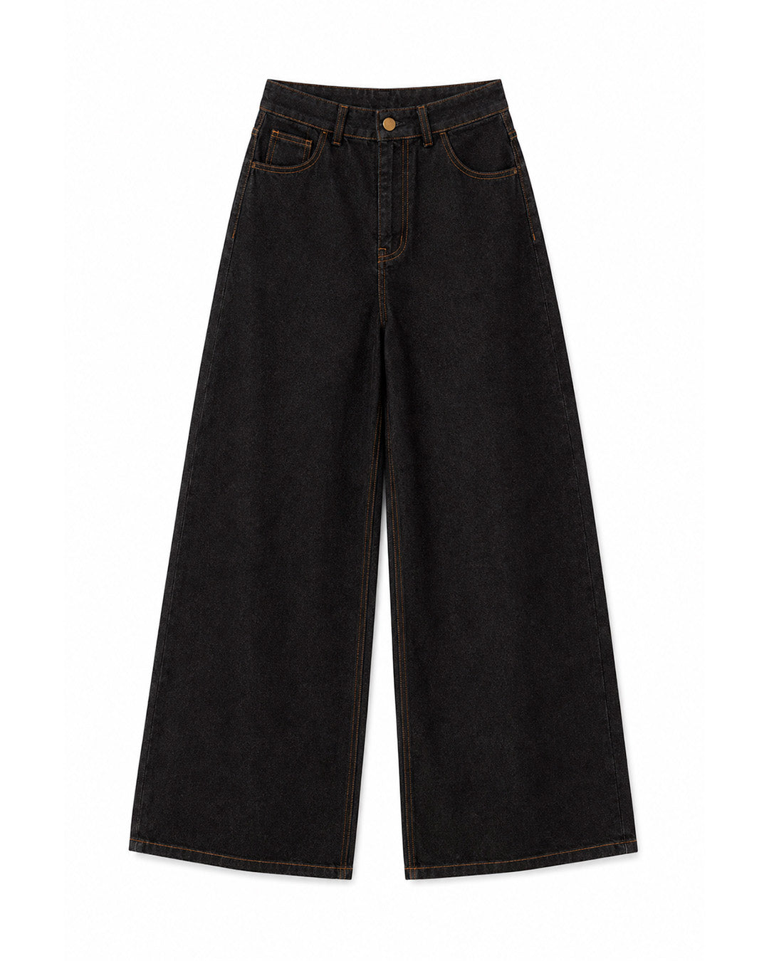 H-2 PANTALÓN RECTO MEZCLILLA NEGRO
